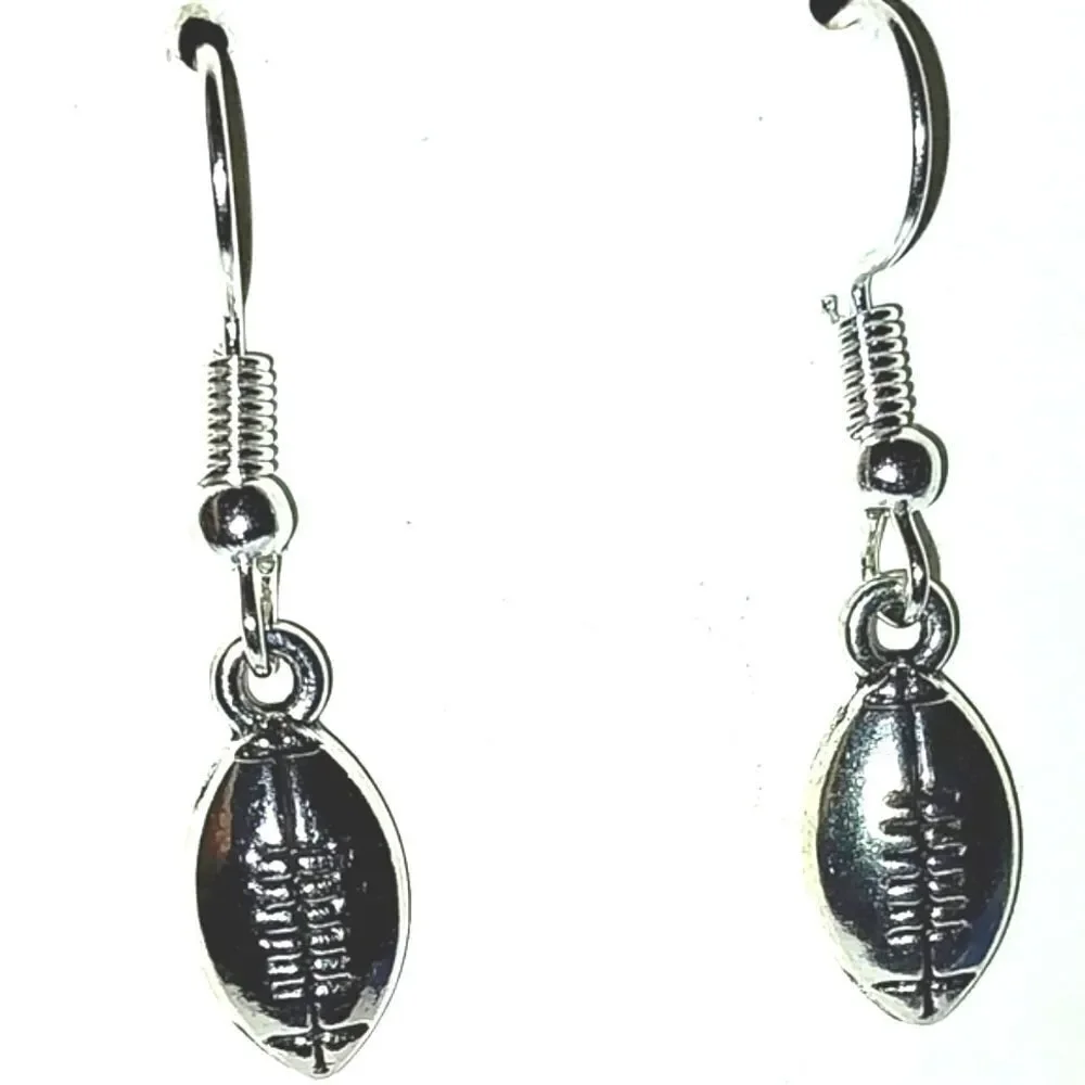 Super cute football sports earrings for women and kids